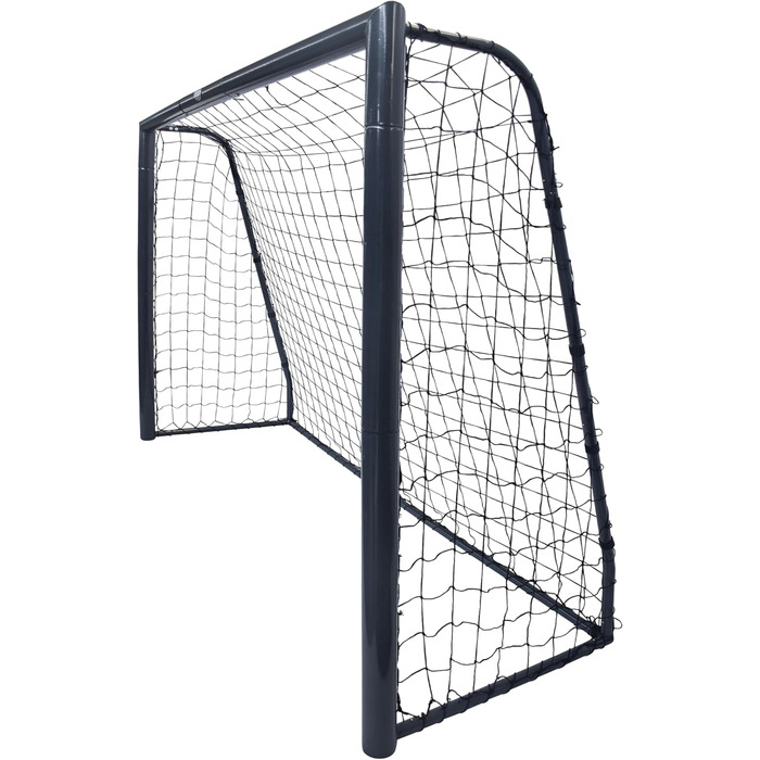 Футбольні ворота AXI Cristiano 180x120 см, антрацит, металеві, для саду, з сіткою та кріпленням до ґрунту, для дітей і дорослих