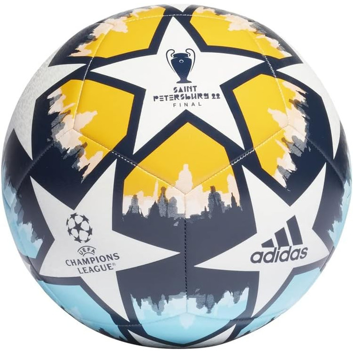 Футбольний м'яч Adidas UCL Training St. Petersburg, розмір 5, білий