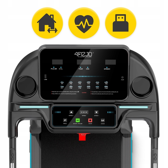 Електрична бігова доріжка 4FIZJO MY-SPEED до 90 кг