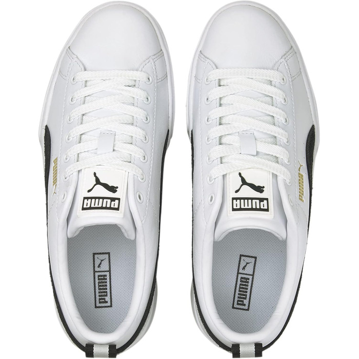 Жіночі кросівки PUMA Mayze Wn's White Black — білі кеди на платформі, розмір 39 EU