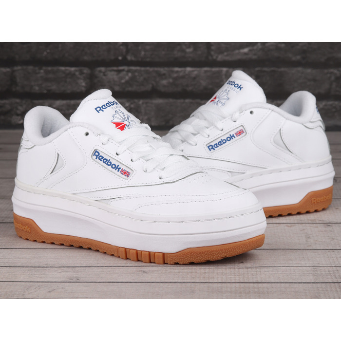 Кросівки Reebok білі шкіряні, низькі, на шнурівці, розмір 37
