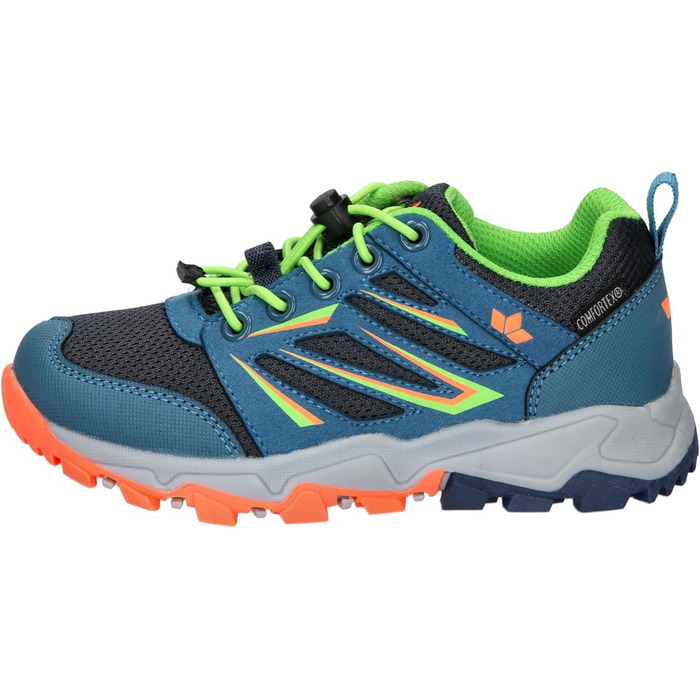 Дитячі трекінгові черевики Lico Bendigo для хлопчиків та дівчаток, сірі, рожеві, блакитні (26 EU, Petrol Lemon Orange)