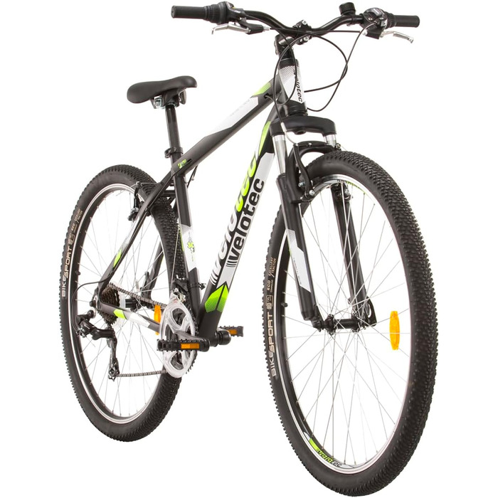 Гірський велосипед Probike PRO 29 дюймів, 21 швидкість, для чоловіків і жінок, зріст 175-190 см, чорний/зелений