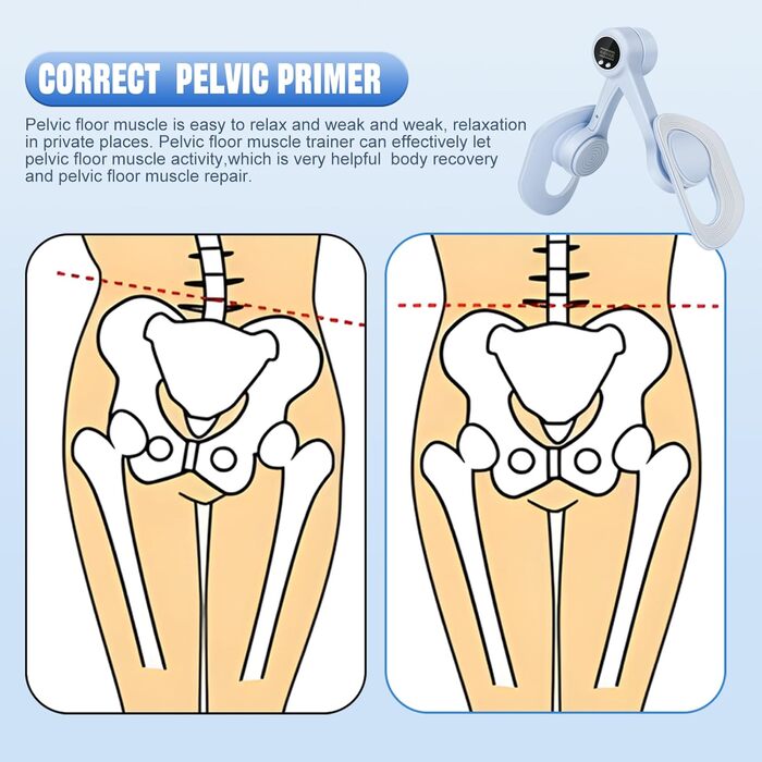Тренування м'язів тазу для жінок: багатофункціональний фітнес-кіп, 360° обертання стегон, для внутрішньої поверхні стегна