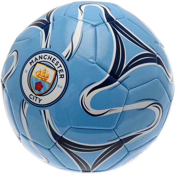 Футбольний м'яч Manchester City Cosmos, універсальний, синій, для дітей і дорослих
