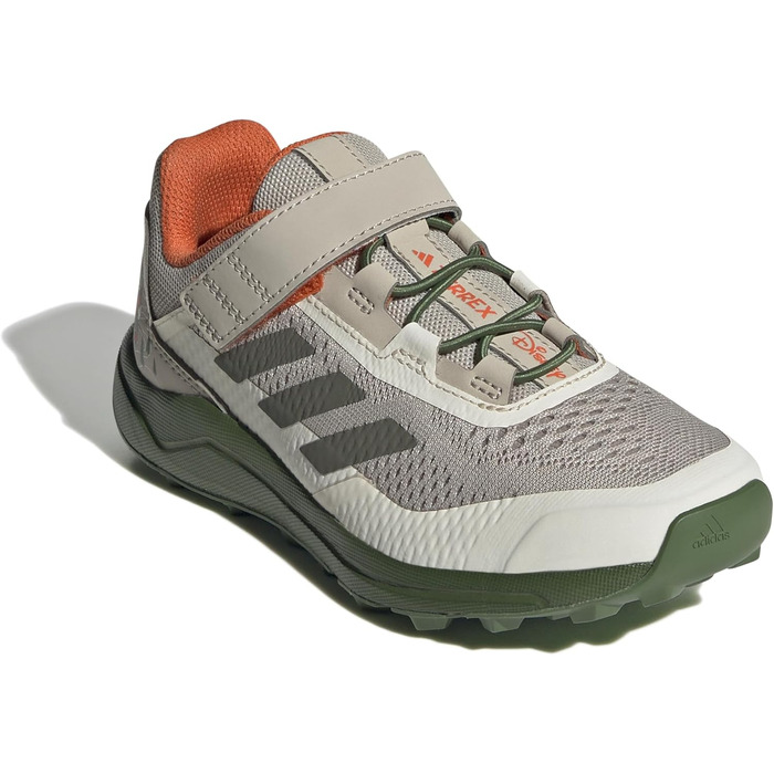Кросівки для трейлраннінгу adidas Terrex Disney Agravic Flow, Unisex, 34 EU, Wonder Beige Olive Strata Orange