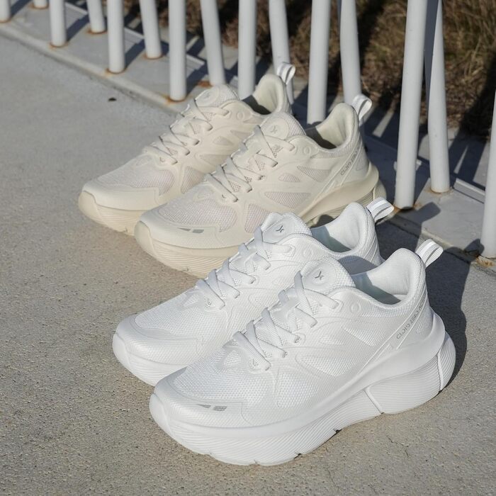 Жіночі кросівки Hawkwell Cloud Zero для ходьби та тенісу, з амортизацією, дихаючі, для спорту, фітнесу, тренувань, бігу, з неслизькою підошвою, для медичного використання (42 EU, білий)