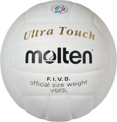Волейбольний м'яч Molten V5XSL, білий, розмір 5