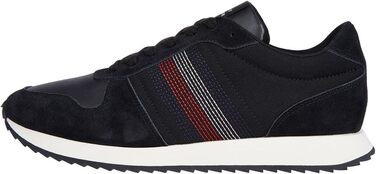 Кросівки Tommy Hilfiger Runner Evo Mix Stitch білі (44 EU, чорний)
