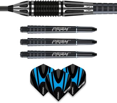 Дротики WINMAU Majestic Profi з вольфраму для дартсу зі сталевим наконечником, набір з оперенням і стрижнями