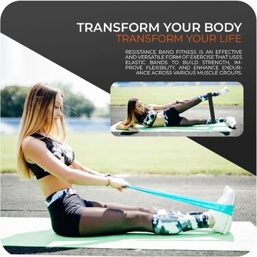 Фітнес-еластичні стрічки з 5 рівнями опору, латексні фітнес-стрічки з сумкою, для м'язів, пілатесу, йоги вдома, в спортзалі, для тренувань. Королівський фіолетовий колір для різного опору (багатобарвні).