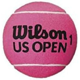 Тенісний м'яч Wilson US Open Mini Jumbo 12 см рожевий, збільшений розмір