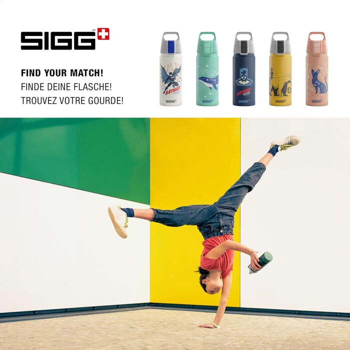 Дитяча алюмінієва пляшка SIGG WMB ONE 0,6 л для газованих напоїв, герметична, легка, BPA-free, сертифікат ClimatePartner, для спорту та школи