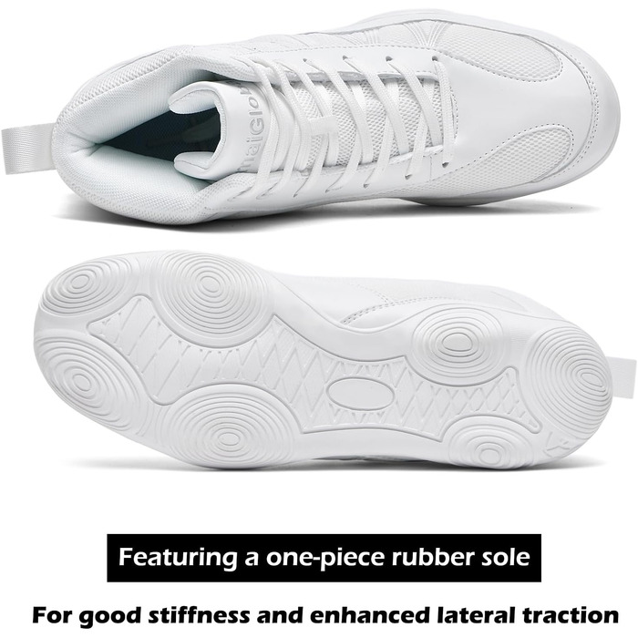 Чоловічі боксерські та борцівські кросівки DimaiGlobal. Зручні для кікбоксингу, карате, тхеквондо, важкої атлетики. Розмір 43 EU, колір білий.