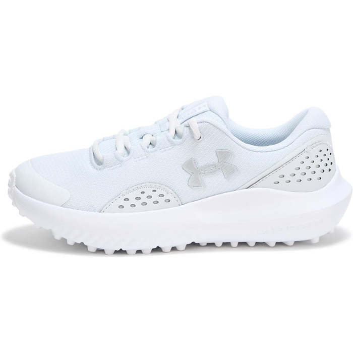 Жіночі гольф-кеди Under Armour Surge, 41 EU, сірий, білий, металевий срібло