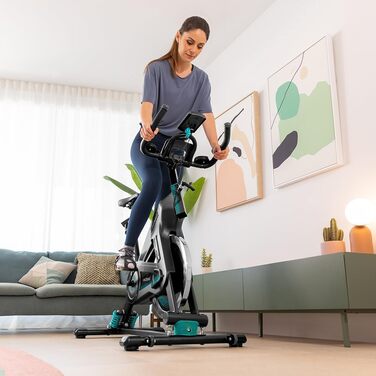 Велотренажер Cecotec DrumFit Indoor 23000 Kosmos Pro: 23 кг маховика, LCD-дисплей, чорний