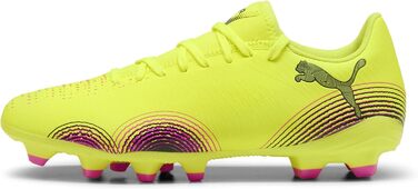 Жіночі футбольні бутси PUMA Future 8 Play Fg/Ag, 38 EU, Yellow Alert/Black/Sun Struck