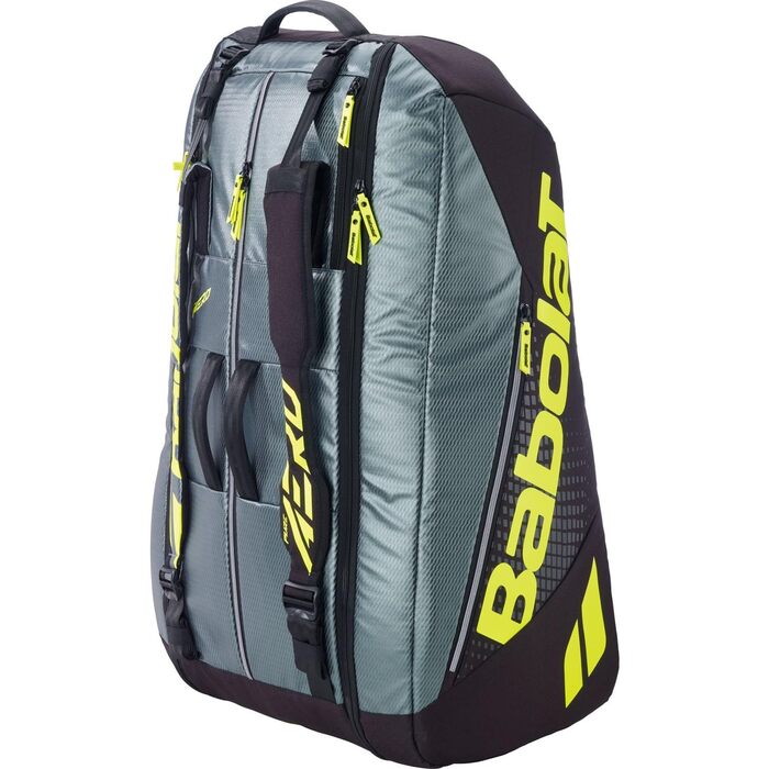 Ракетка для тенісу Babolat Pure Aero RH x6 - Сіро-чорно-жовта (Metallic Grau/Schwarz/Fluo Gelb)