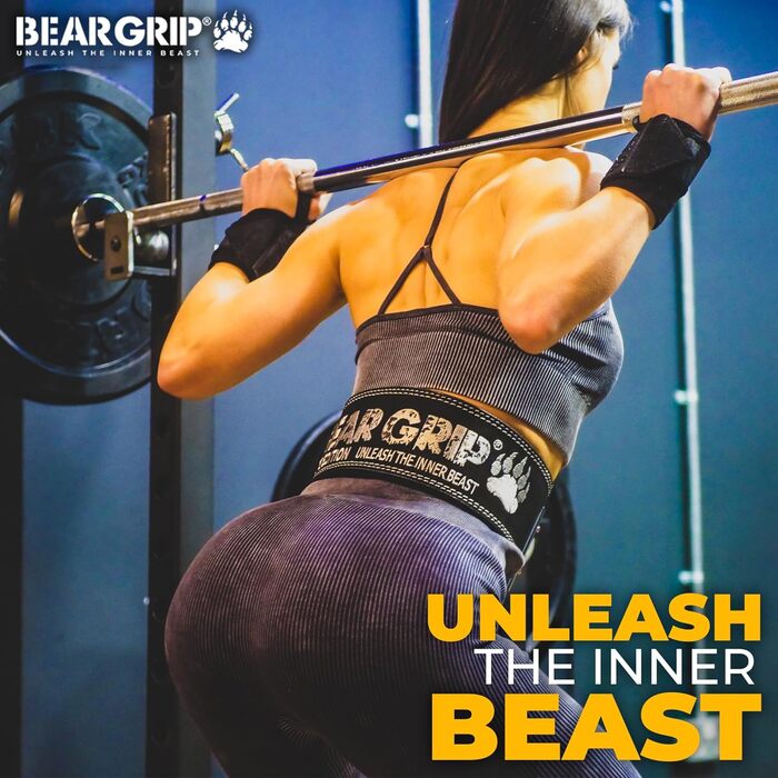 Пояс для пауерліфтингу BEAR GRIP Power Belt Elite Edition, преміум, подвійна пряжка, XS, сірий