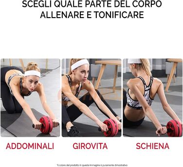 Аб ролер Fitness AB ROLLER для чоловіків: тренажер для пресу, рук, спини та плечей | Домашні тренування для зміцнення м'язів