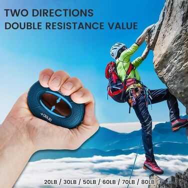 Флінтронік Гріффкрафттрейнер: Набір для тренування рук та пальців, 3 рівні опору. Ідеально для скелелазіння, гри на гітарі та піаніно