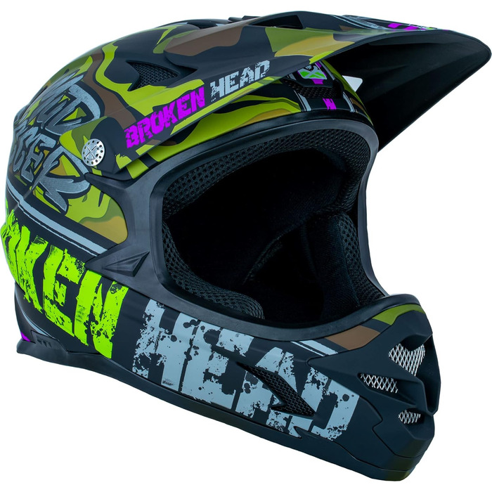 Шолом Broken Head Mud Digger Fullface для даунхілу та маунтінбайку, MTB, BMX, DH, велосипедний, розмір L (59-60 см)