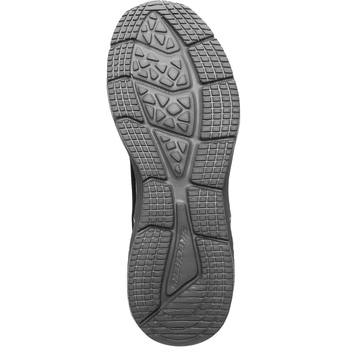 Чоловічі кросівки Skechers Dyna-Air Pelland: чорний колір, сіра окантовка, сітка