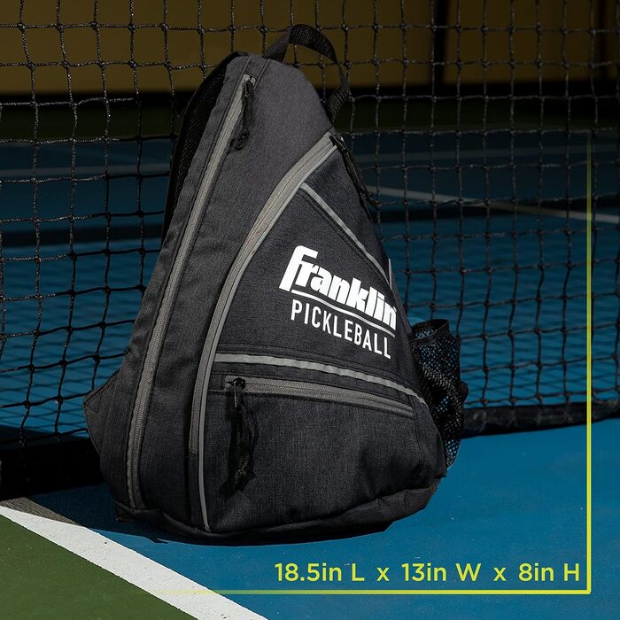 Рюкзак-сумка для піклболу Franklin Sports US Open, для екіпірування, з відділенням для ракеток, м'ячів та аксесуарів, унісекс