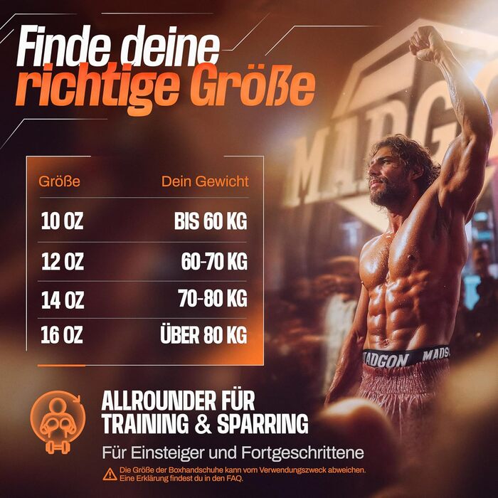 MADGON Преміум боксерські рукавички з найкращого матеріалу для довготривалої експлуатації, чоловічі та жіночі рукавички для кікбоксингу, MMA, спарингу, муай-тай та боксу 10 12 14 16 oz з мішком Olive / Чорний 10 oz