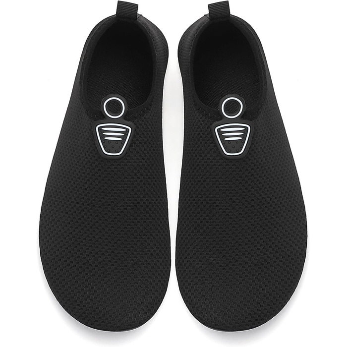 Чоловічі та жіночі аквашузи для плавання та відпочинку на пляжі. Легкі, швидковисихаючі, з антиковзким покриттям. Розмір 41 EU, чорний колір