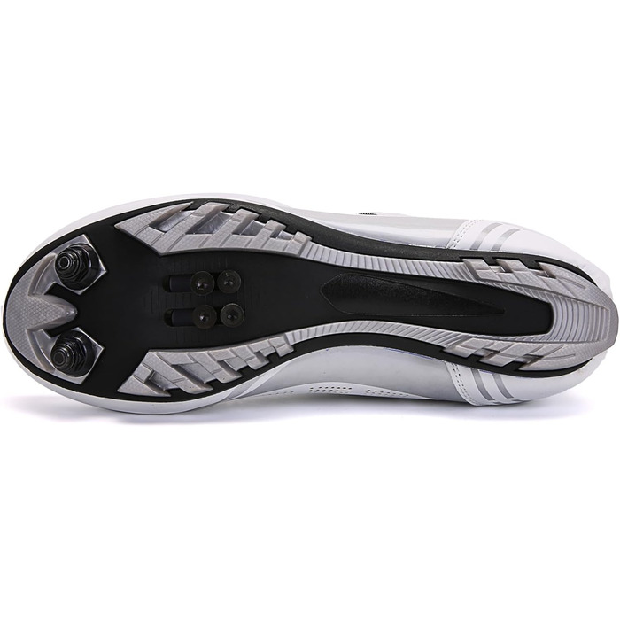 Чоловічі велотуфлі для гірського велосипеда, сумісні з Shimano SPD, 45 EU, білі