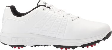 Чоловічі гольф-туфлі Skechers Torque водонепроникні, 44 EU, широка колодка, білий/чорний колір