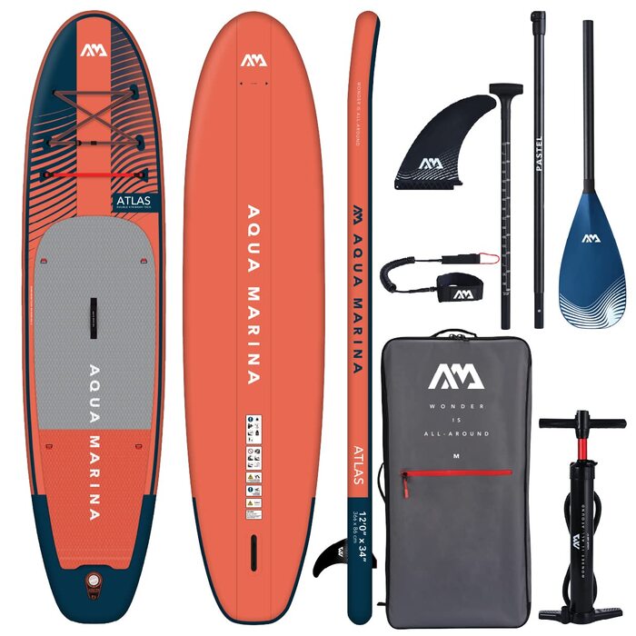 SUP дошка Aqua Marina Atlas 3.6м Преміум надувна з пакетом аксесуарів
