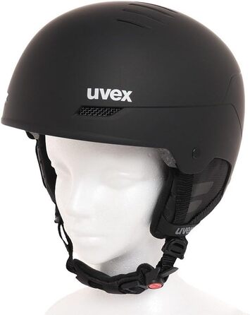 Шолом для лиж та сноуборду uvex Wanted, регульований, з вентиляцією, для жінок і чоловіків, чорний матовий, 58-61 см