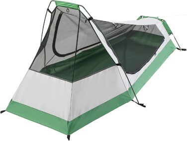 Намет GEERTOP для одного туриста, похідний, кемпінговий, 3-4 сезони, 213x101x91 см, армійський зелений