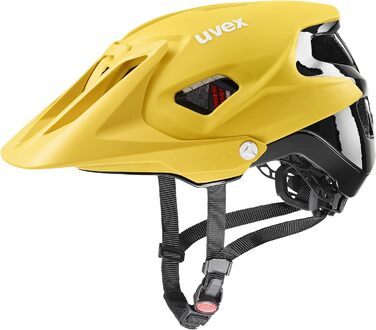 Велошолом UVEX Quatro Integrale для MTB, легкий, регульований, чорний матовий, 56-61 см
