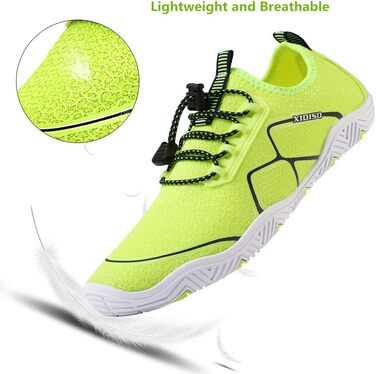 Водні черевики XIDISO для чоловіків та жінок, спортивні, сухі, для плавання, дайвінгу, серфінгу, йоги, пляжу, туризму. Колір: зелений