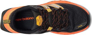 Кросівки New Balance Fresh Foam Hierro v7 для хлопчиків (старші діти) чорного кольору з неоновим відтінком Dragonfly, розмір 3.5 Big Kid M