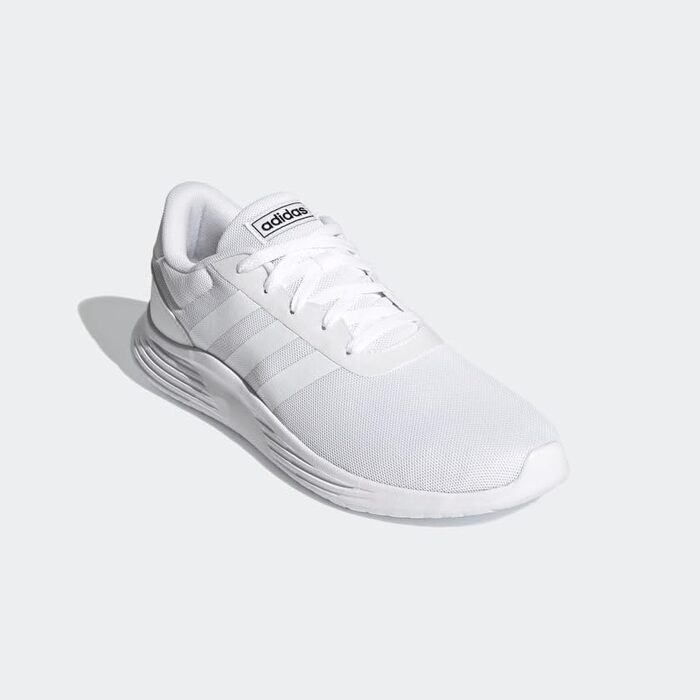 Кросівки Adidas Lite Racer Cln для фітнесу (46 EU, білий/чорний)