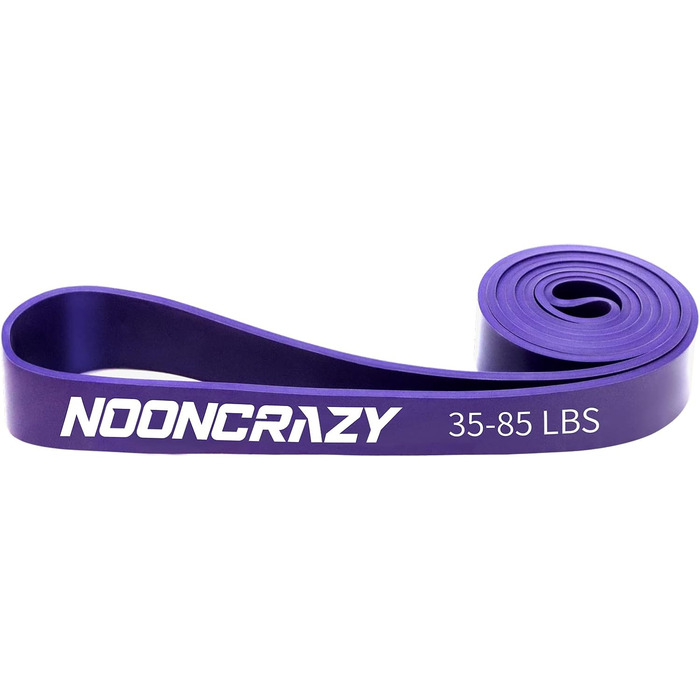 Еластичні гумки для фітнесу та йоги, набір з різними рівнями опору, з дверним кріпленням та ручками, для силових тренувань, чоловіків та жінок (фіолетовий)