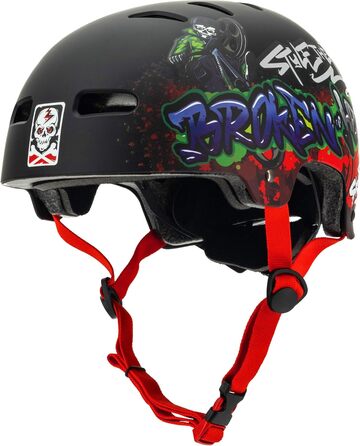 Шолом Broken Head для скейтборду, велосипеда, MTB, BMX, регульований розмір