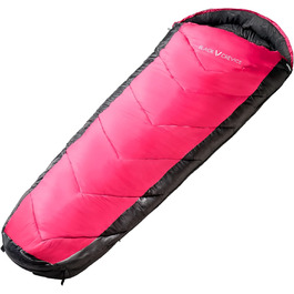 Дитячий спальний мішок Black Crevice Pink 165см - водонепроникний, дихаючий, для кемпінгу з чохлом