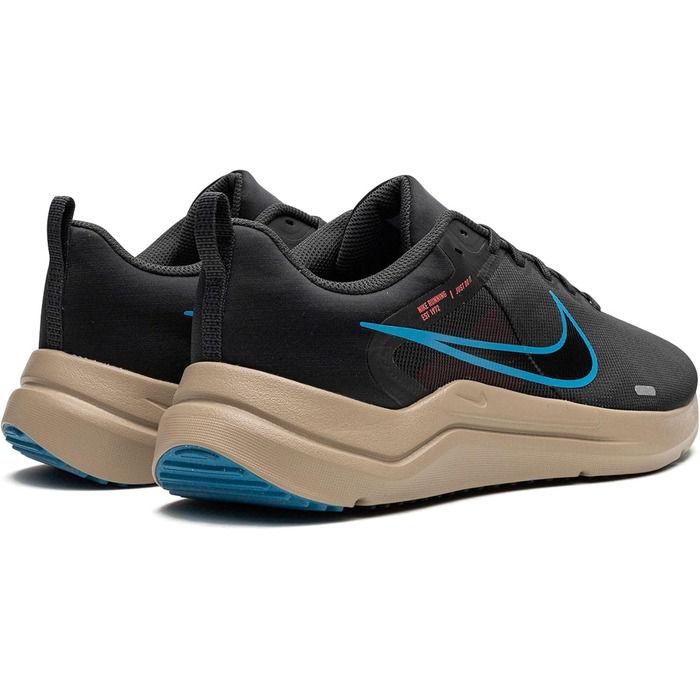 Чоловічі кросівки Nike Downshifter 12 (темно-сірий/хакі/червоний/синій), розмір 42 EU
