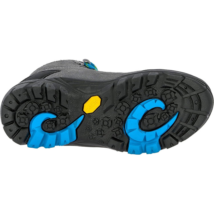 Дитячі трекінгові черевики Brütting Mount Bona High для дітей, сірі та блакитні, 31 EU