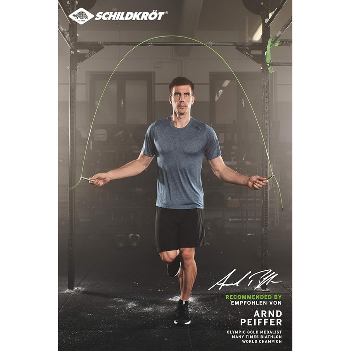 Скакалка для фітнесу Schildkröt Springseil Speed Rope Pro, професійна, швидкісна, в 4-кольоровій коробці