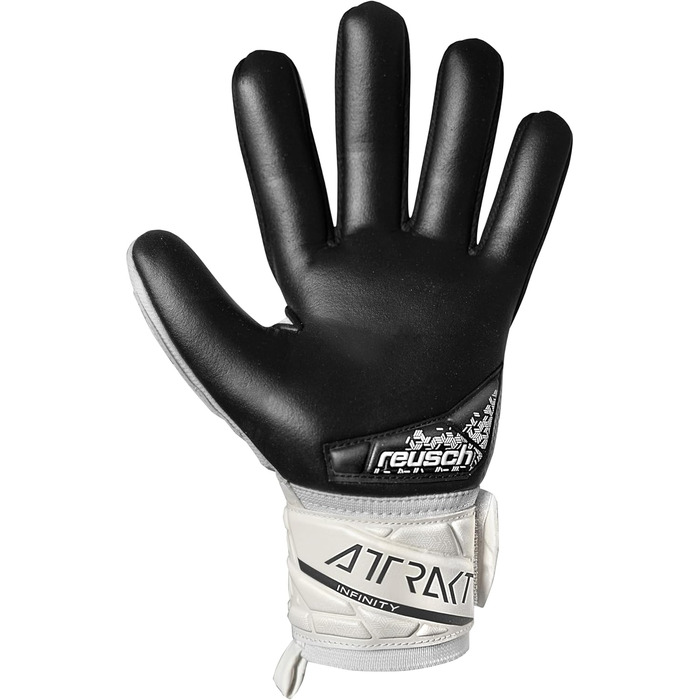 Воротарські рукавички Reusch Attrakt Infinity NC, унісекс, розмір 9, біло-чорні