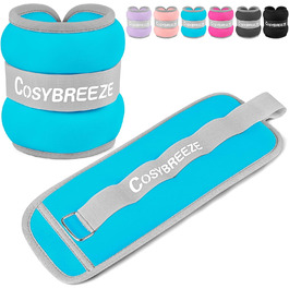 Cosybreeze обважнювачі для ніг і рук, манжети-обважнювачі для фітнесу, бігу, тренувань, 1-10 кг, пара