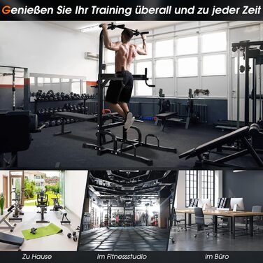 COSTWAY Klimmzugstange Freistehend: Турнік для підтягувань, Power Tower, обладнання для силових тренувань, фітнес-станція для дому, вантажопідйомність до 150 кг