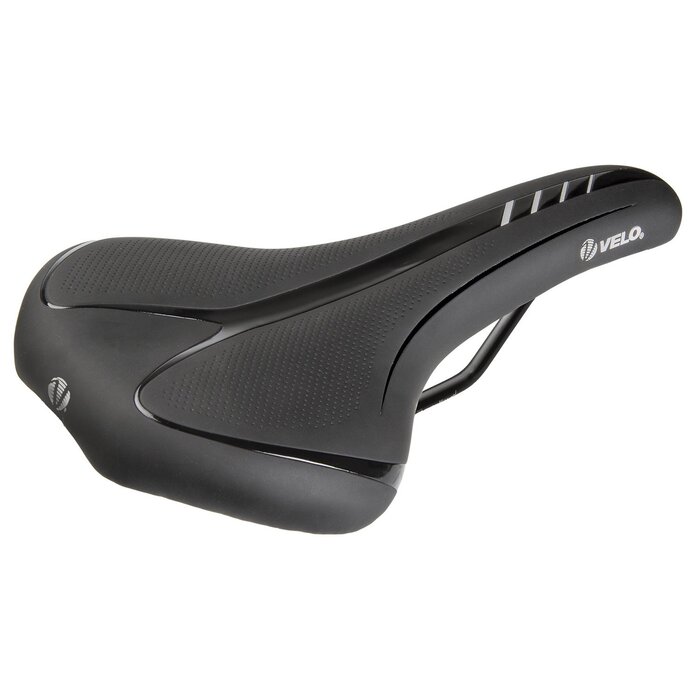 Велосипедне сідло Velo Unisex Athlete BC XL чорне для дорослих