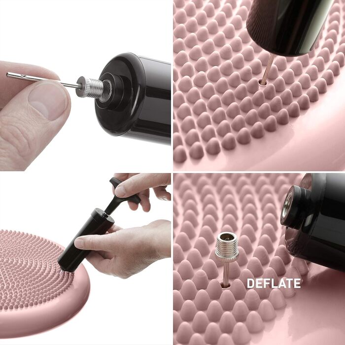 Кішеневий баланс BODYMATE для тренувань: фітнес, реабілітація, координація, тренування спини (РОЗЕ-ЗОЛОТО)